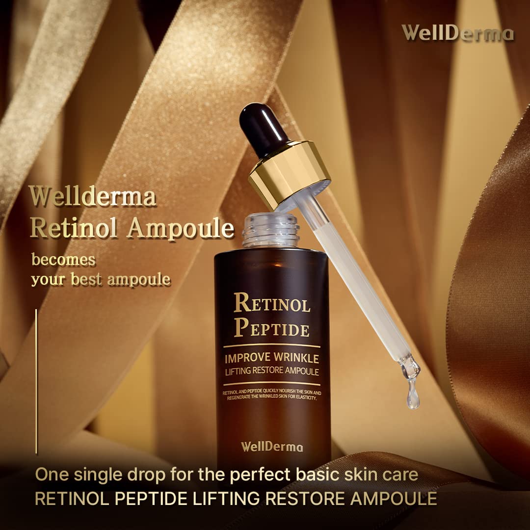 WELLDERMA: RETINOL PEPTIDE LIFTING RESTORE AMPOULE 30ml